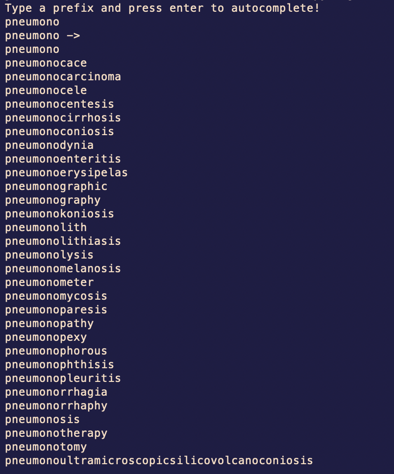 Radix Autocompletion screenshot
